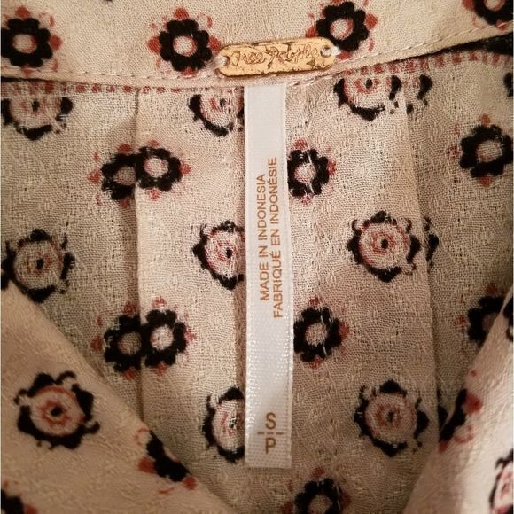 Free People Keyhole Tunic Size S - Picture 3 of 5